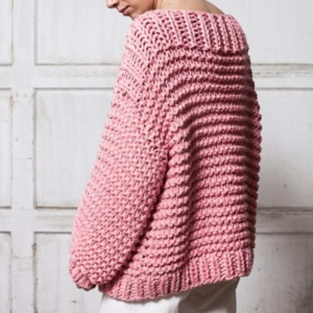 mr mittens boatneck jumper grey